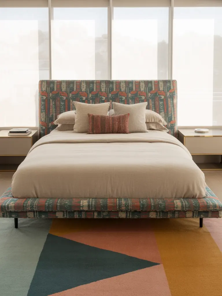 Modern Colorful Bedroom 1