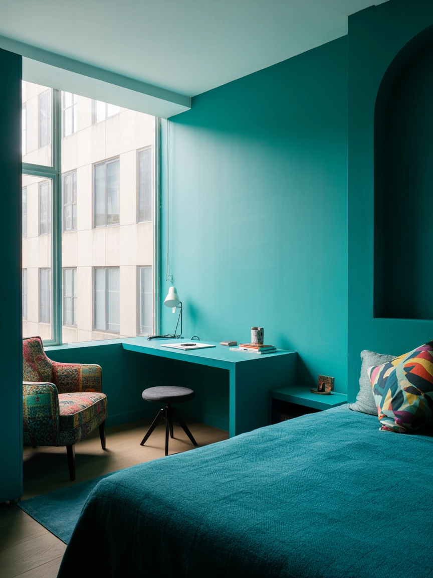 Modern Colorful Bedroom 2