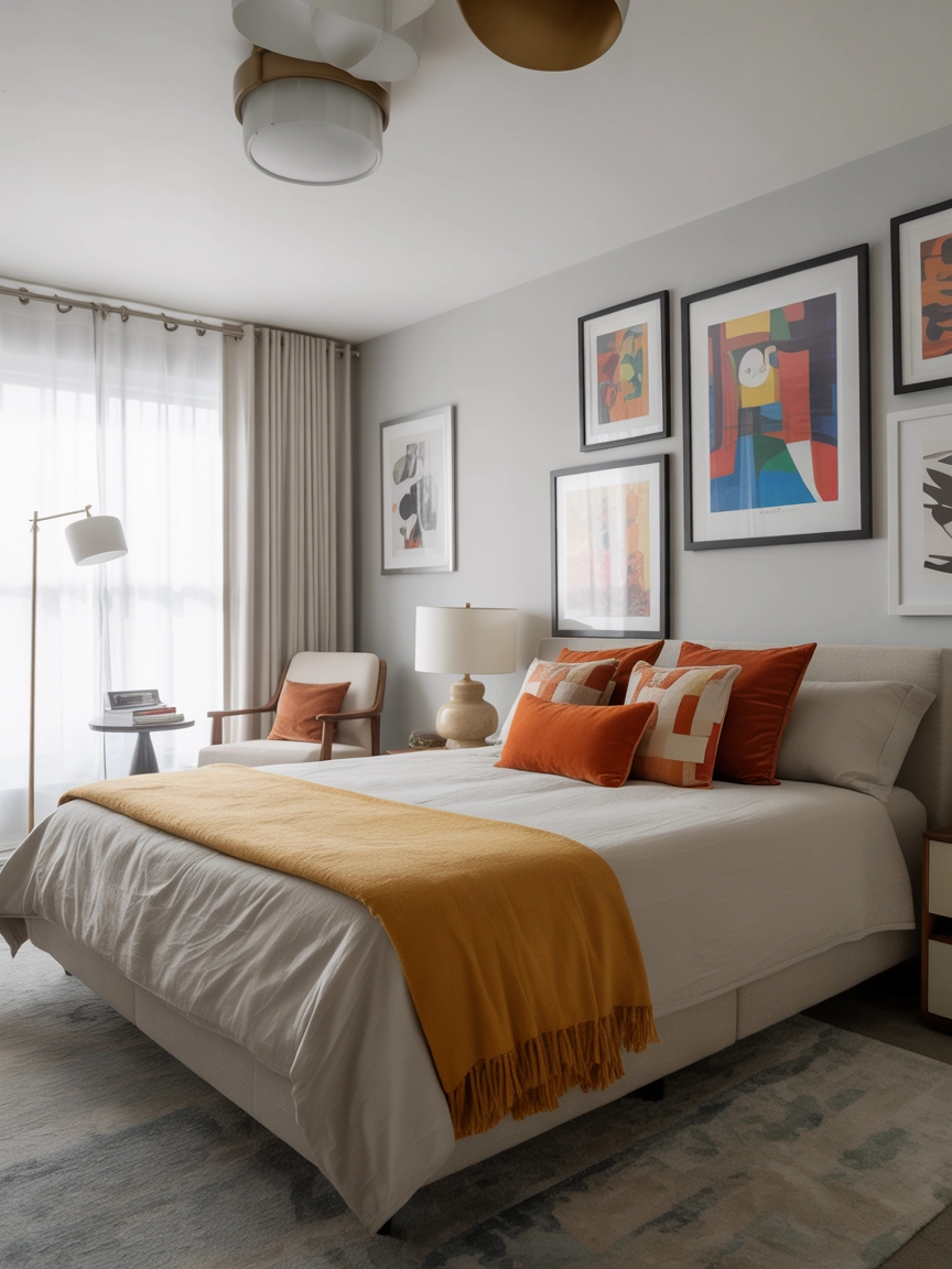 Modern Colorful Bedroom 5