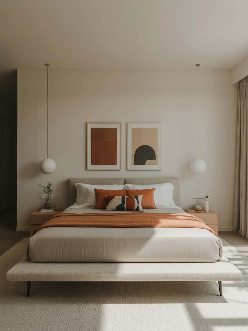 Modern Colorful Bedroom 8
