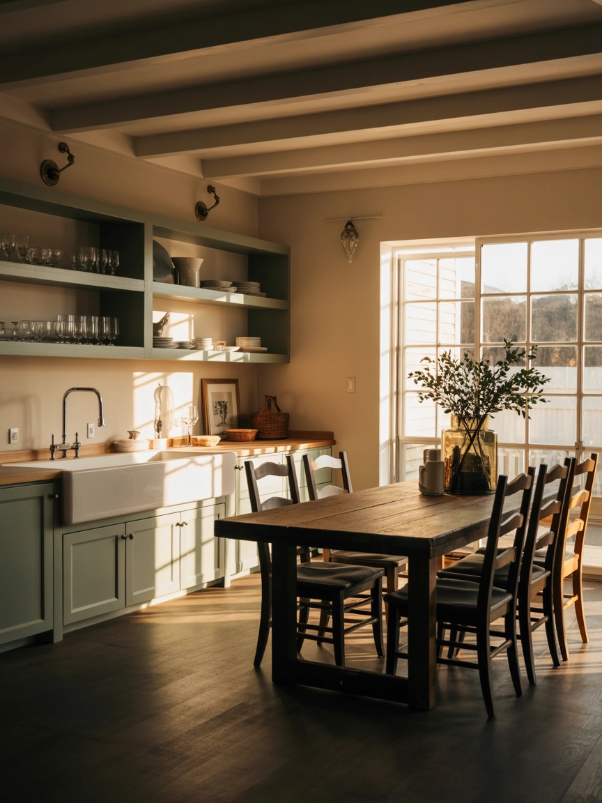 Modern Farmhouse Dining Room 8