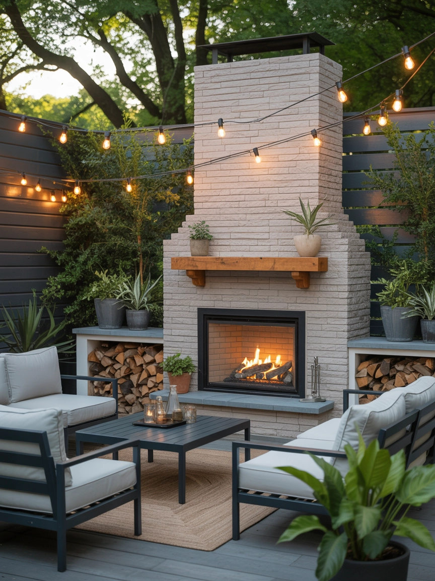Modern Fireplace Ideas 8