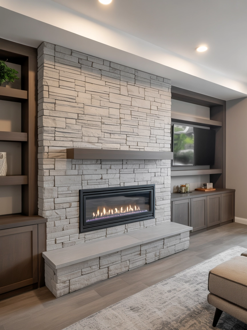 Modern Fireplace Ideas 9