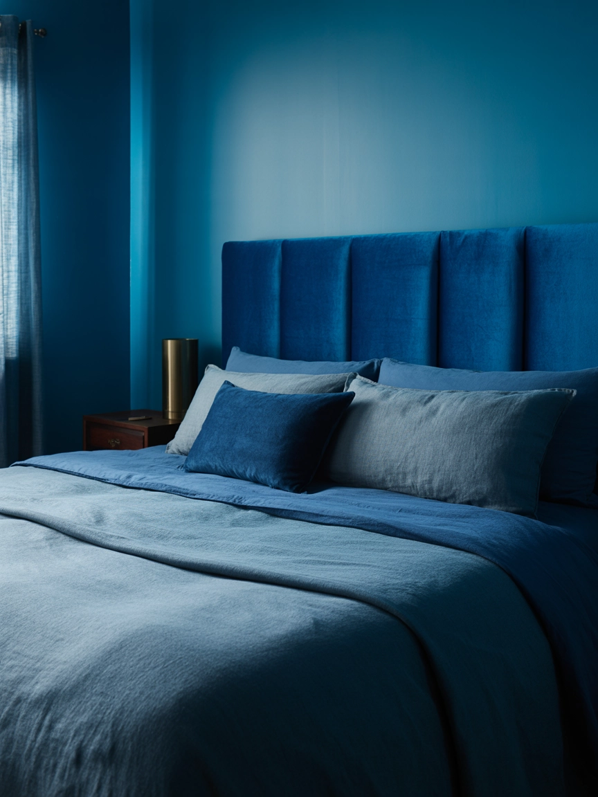 Moody Blue Bedroom 1