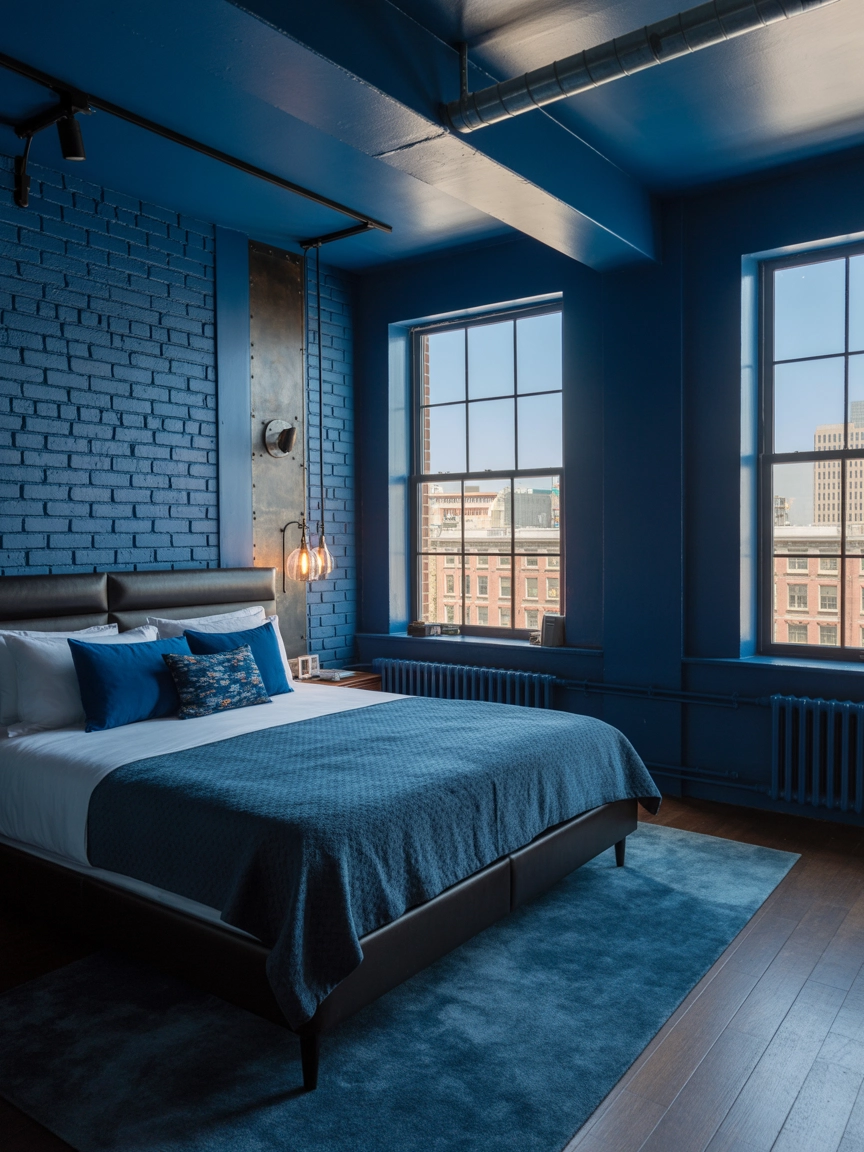 Moody Blue Bedroom 10
