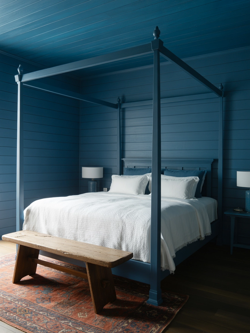 Moody Blue Bedroom 4