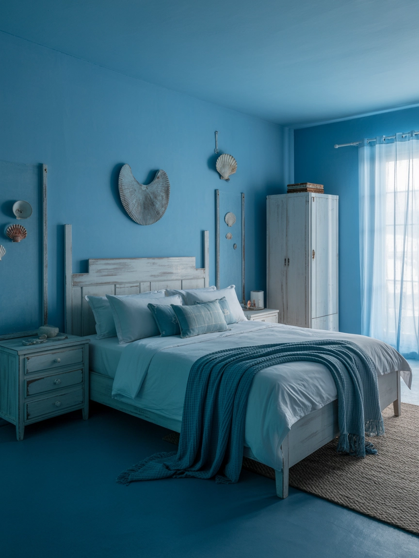 Moody Blue Bedroom 7