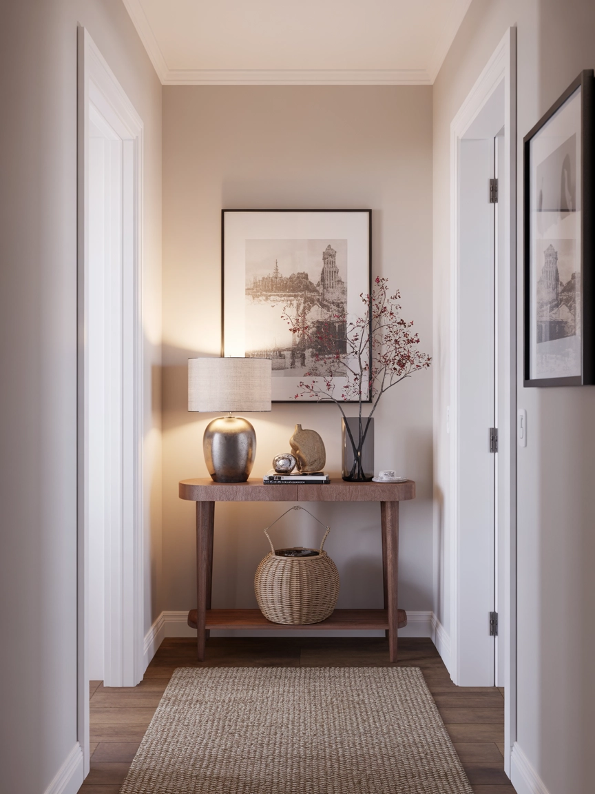 Narrow Hallway Decorating 6