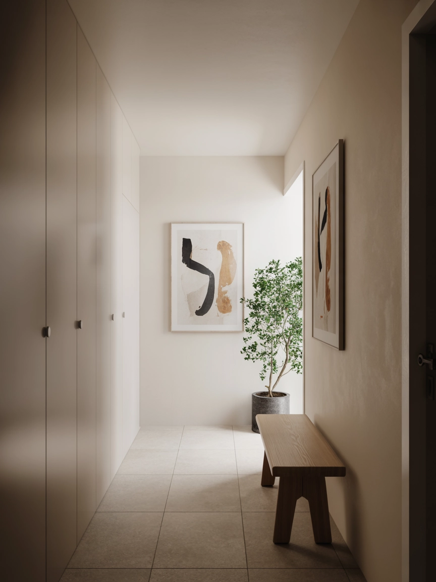Narrow Hallway Decorating 7