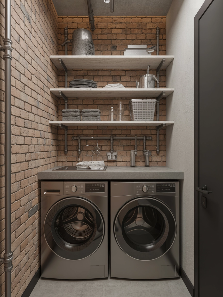 Narrow Laundry Room 7