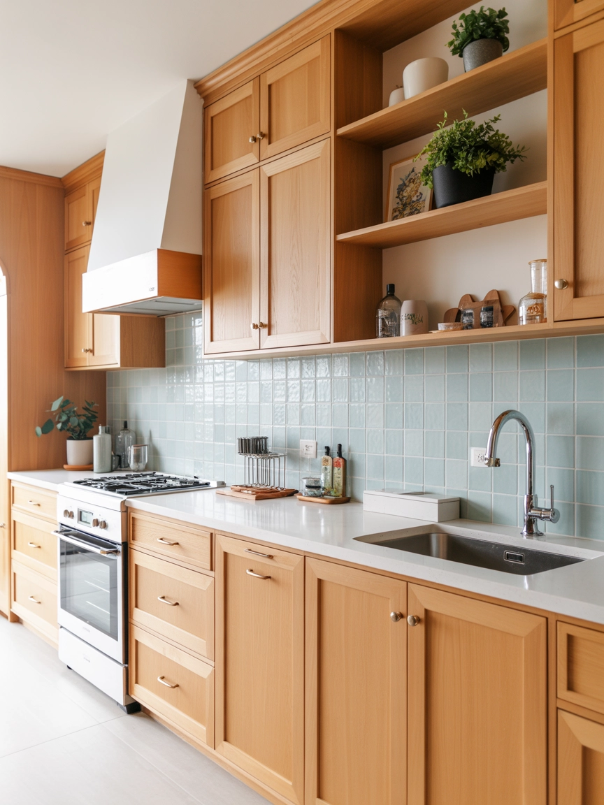 Natural Wood Kitchen 10