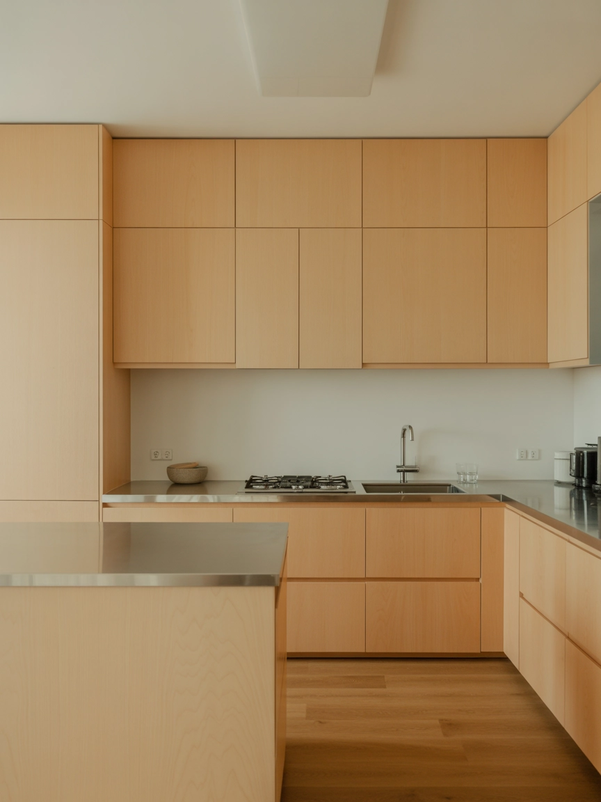 Natural Wood Kitchen 6