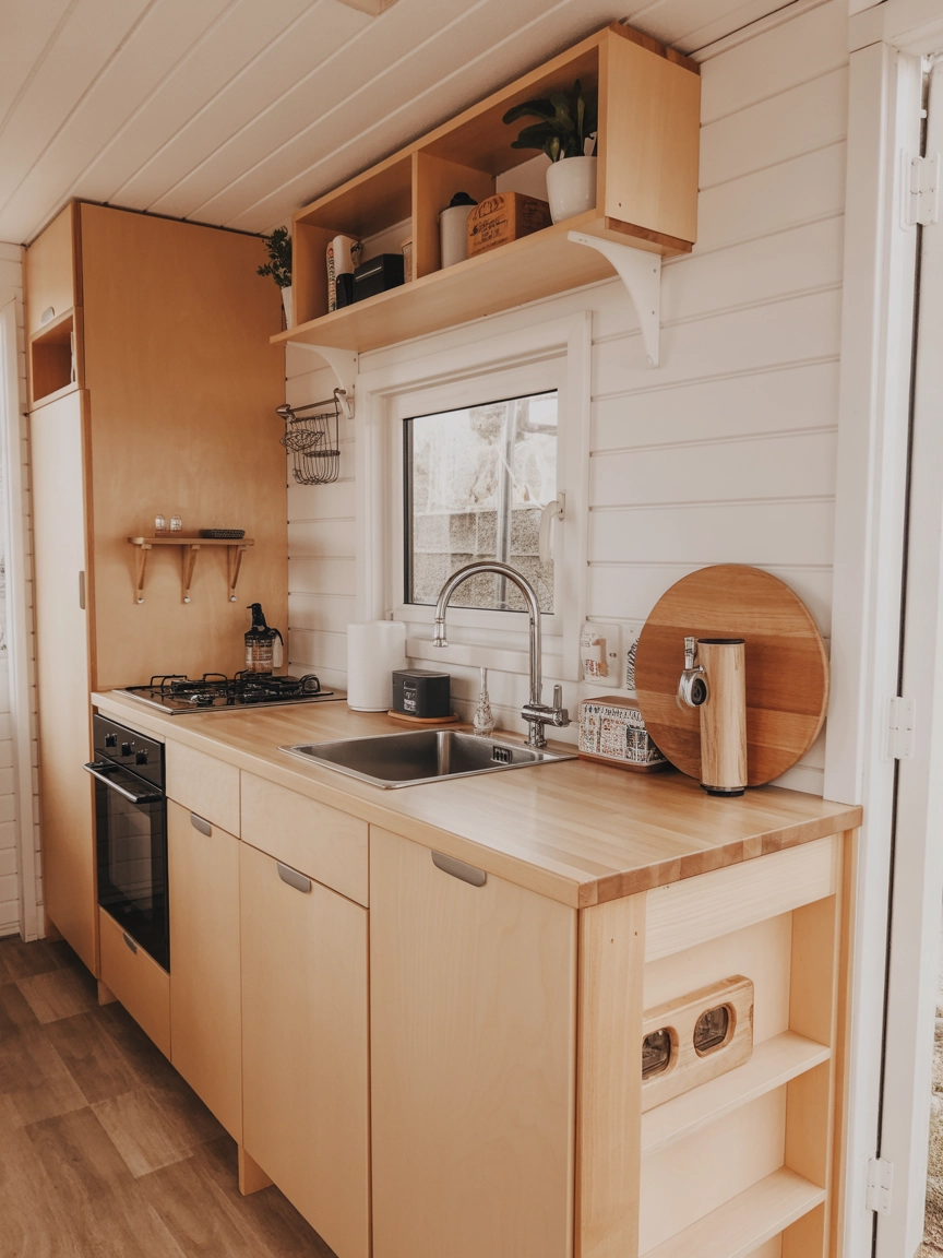 Natural Wood Kitchen 8