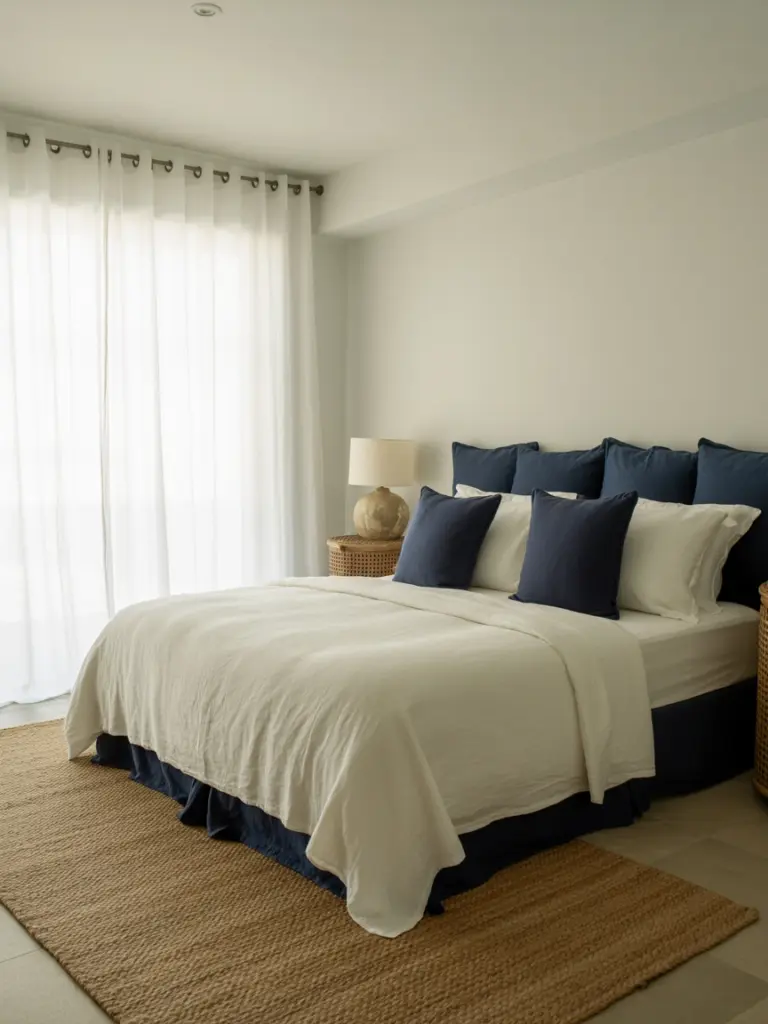 Navy Blue Bedroom 1