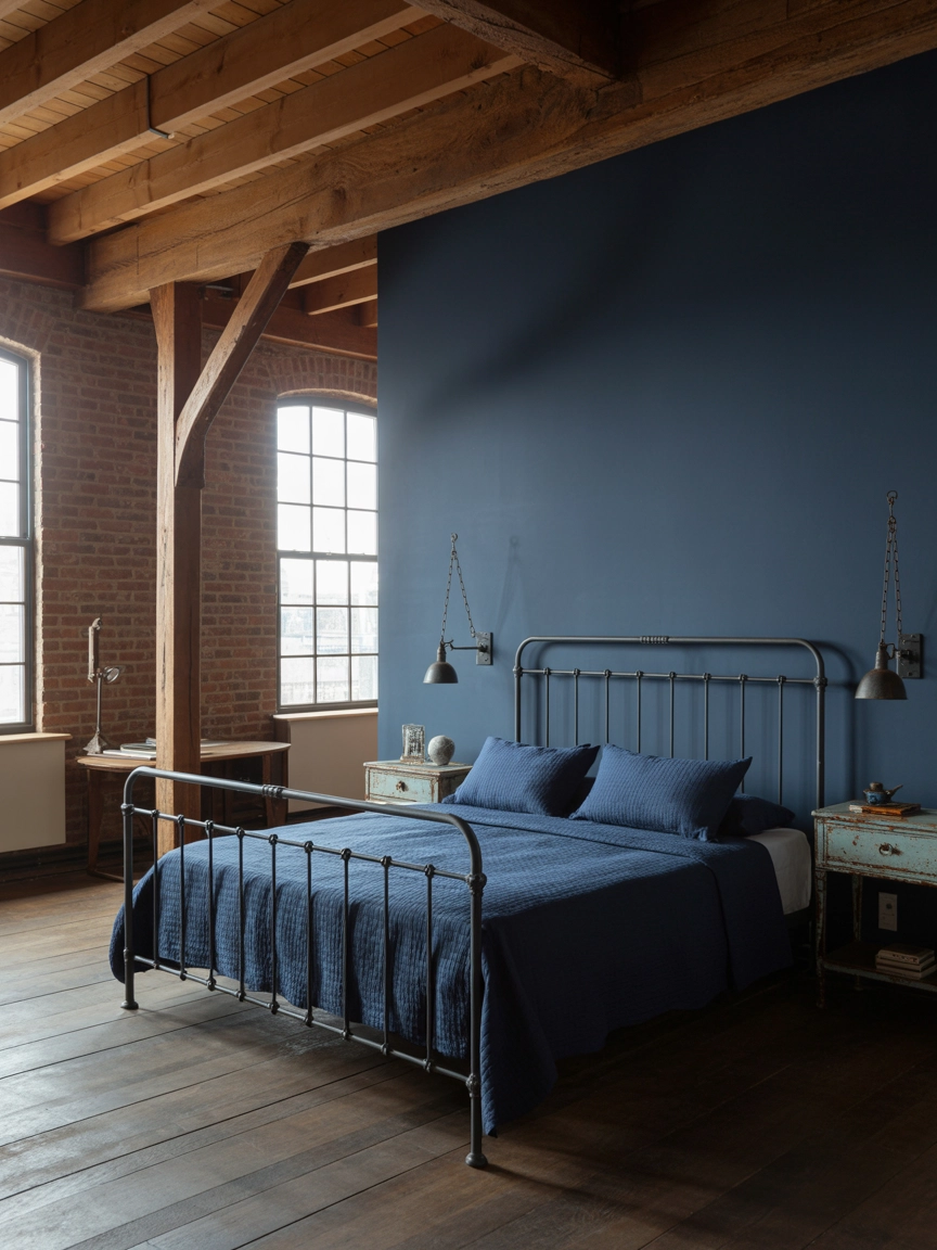 Navy Blue Bedroom 6