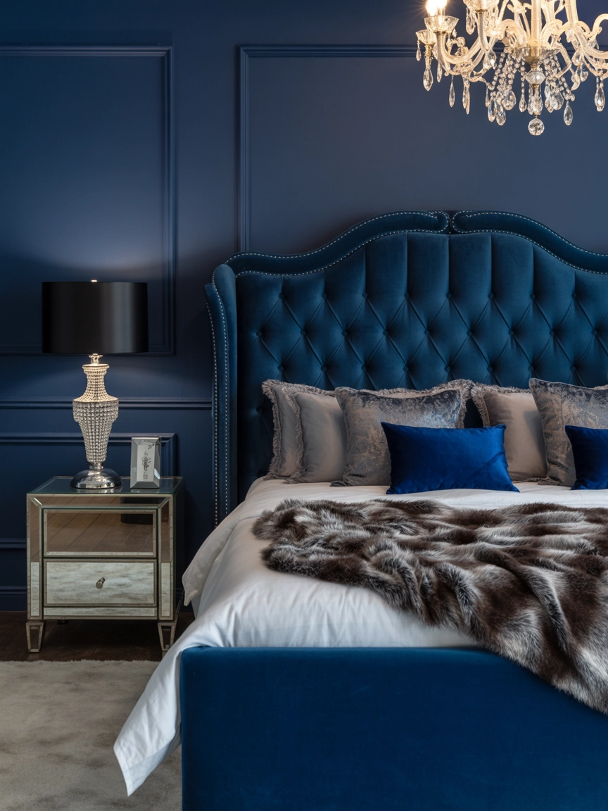 Navy Blue Bedroom 7