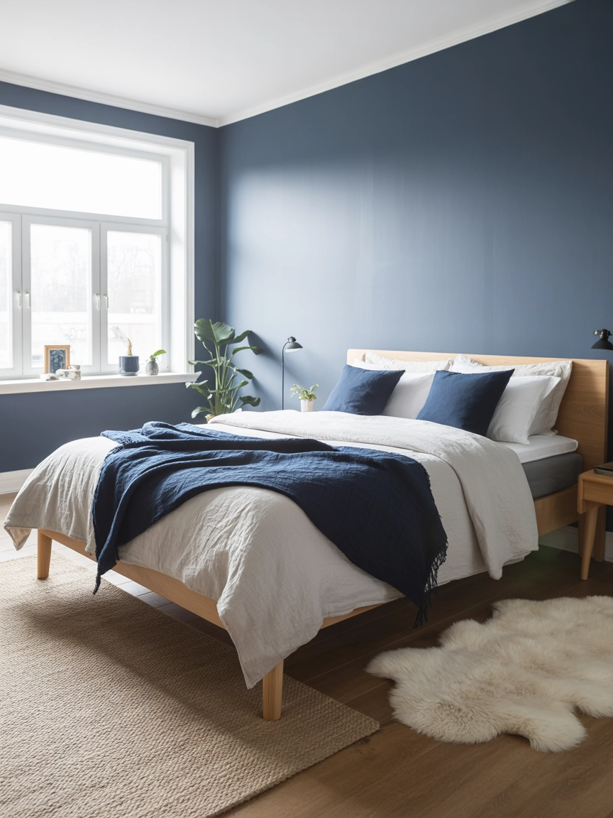 Navy Blue Bedroom 8