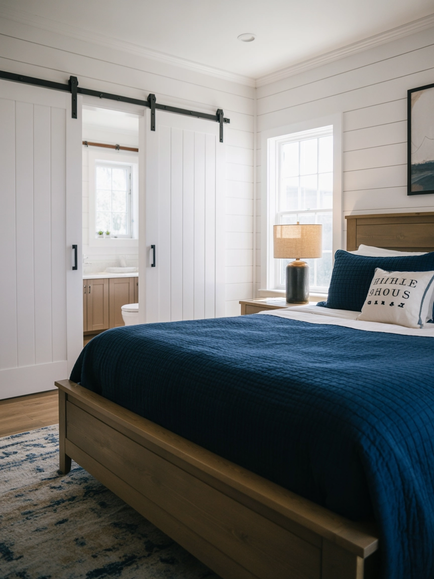 Navy Blue Bedroom 9