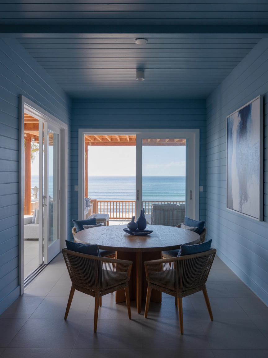 Navy Blue Dining Room 2