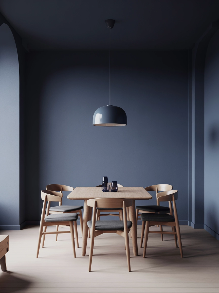 Navy Blue Dining Room 6