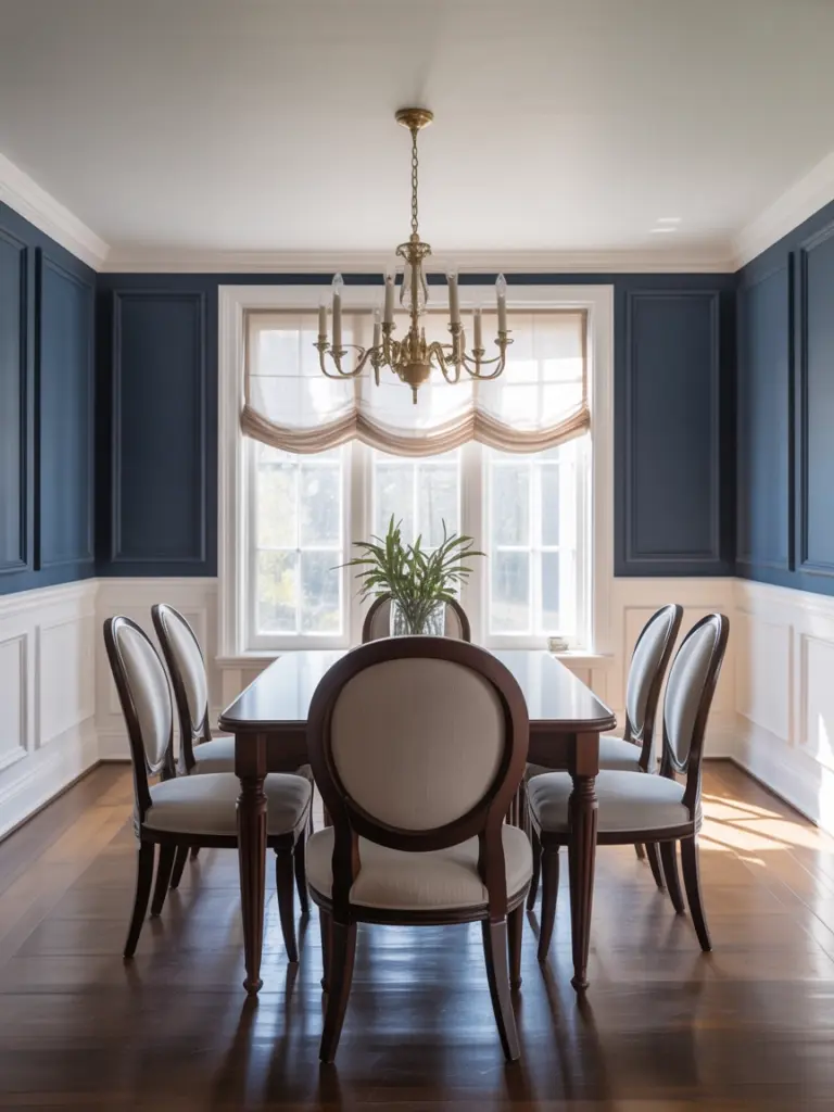 Navy Dining Room 1
