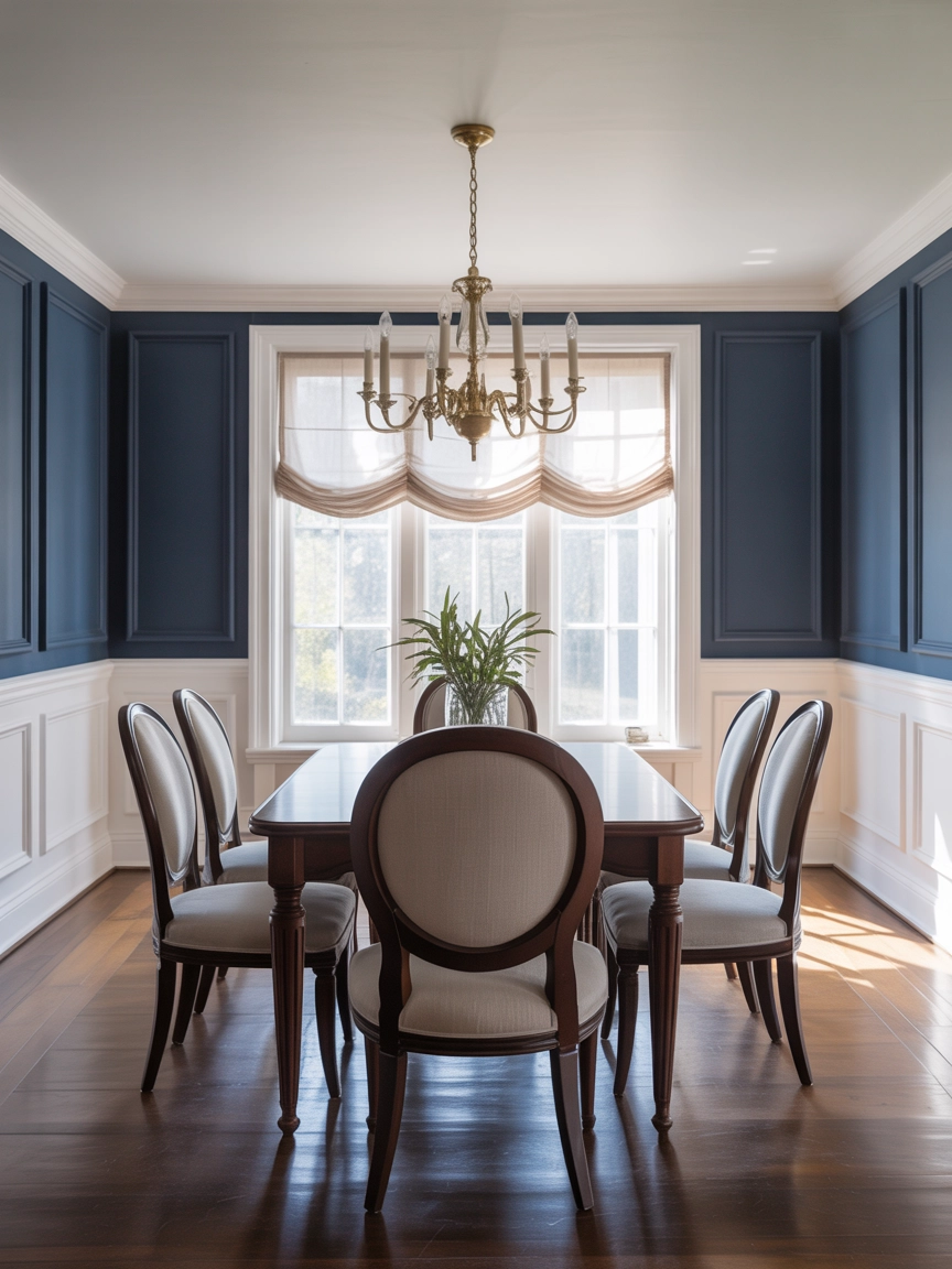 Navy Dining Room 1