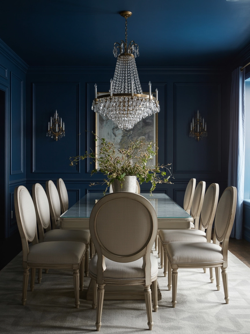 Navy Dining Room 4