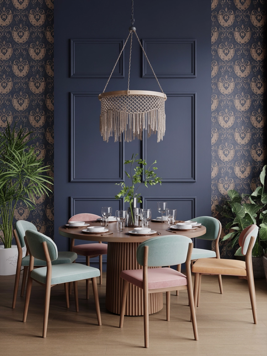 Navy Dining Room 7
