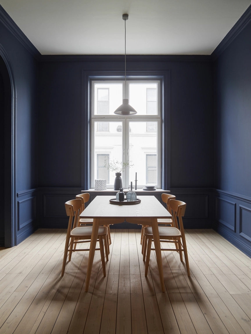 Navy Dining Room 9