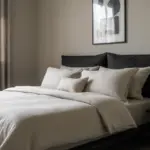 Neutral And Black Bedroom 1