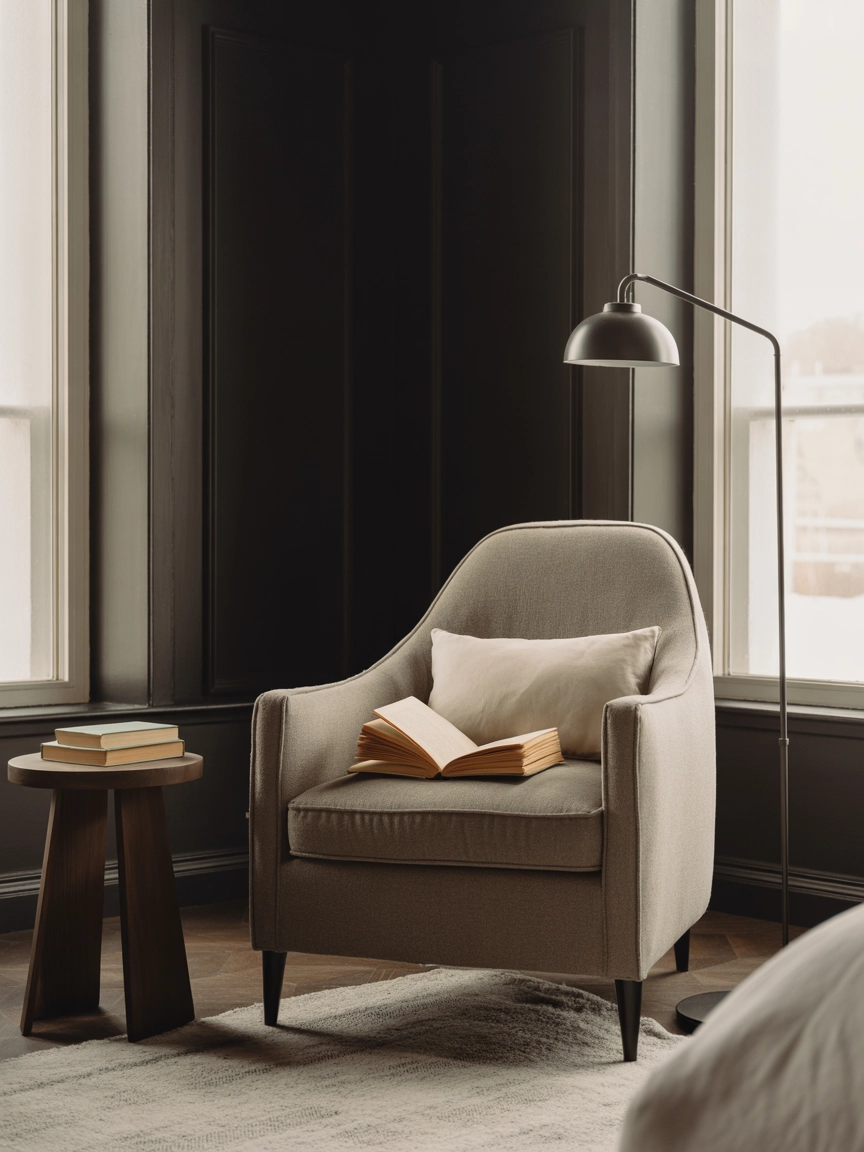 Neutral And Black Bedroom 5