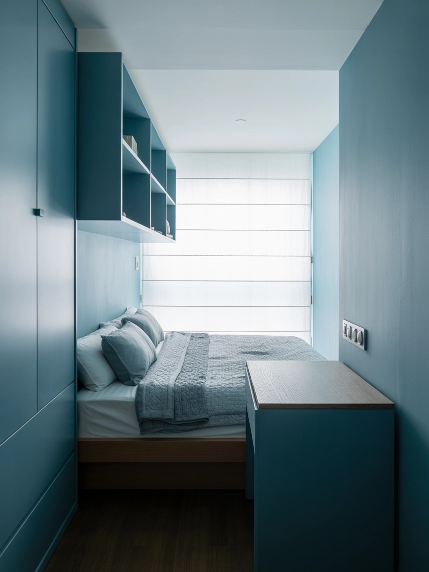 Neutral Blue Bedroom 2