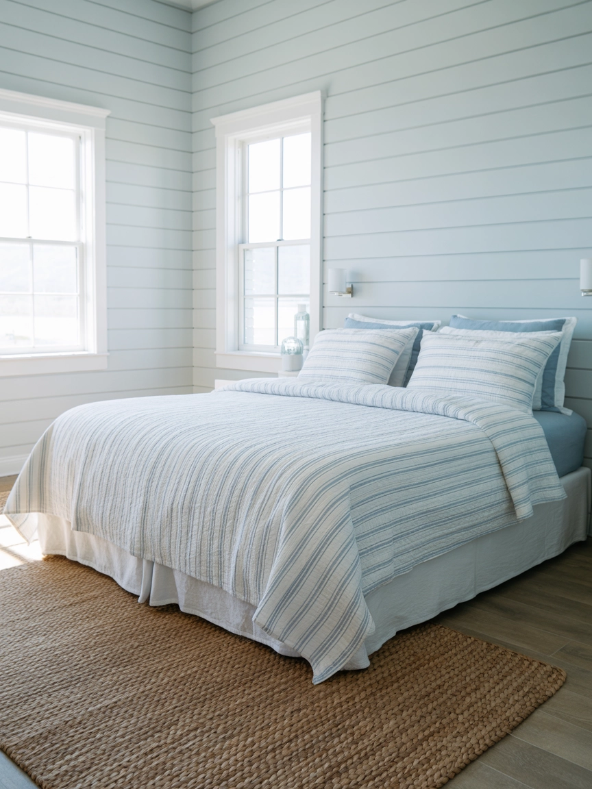Neutral Blue Bedroom 4