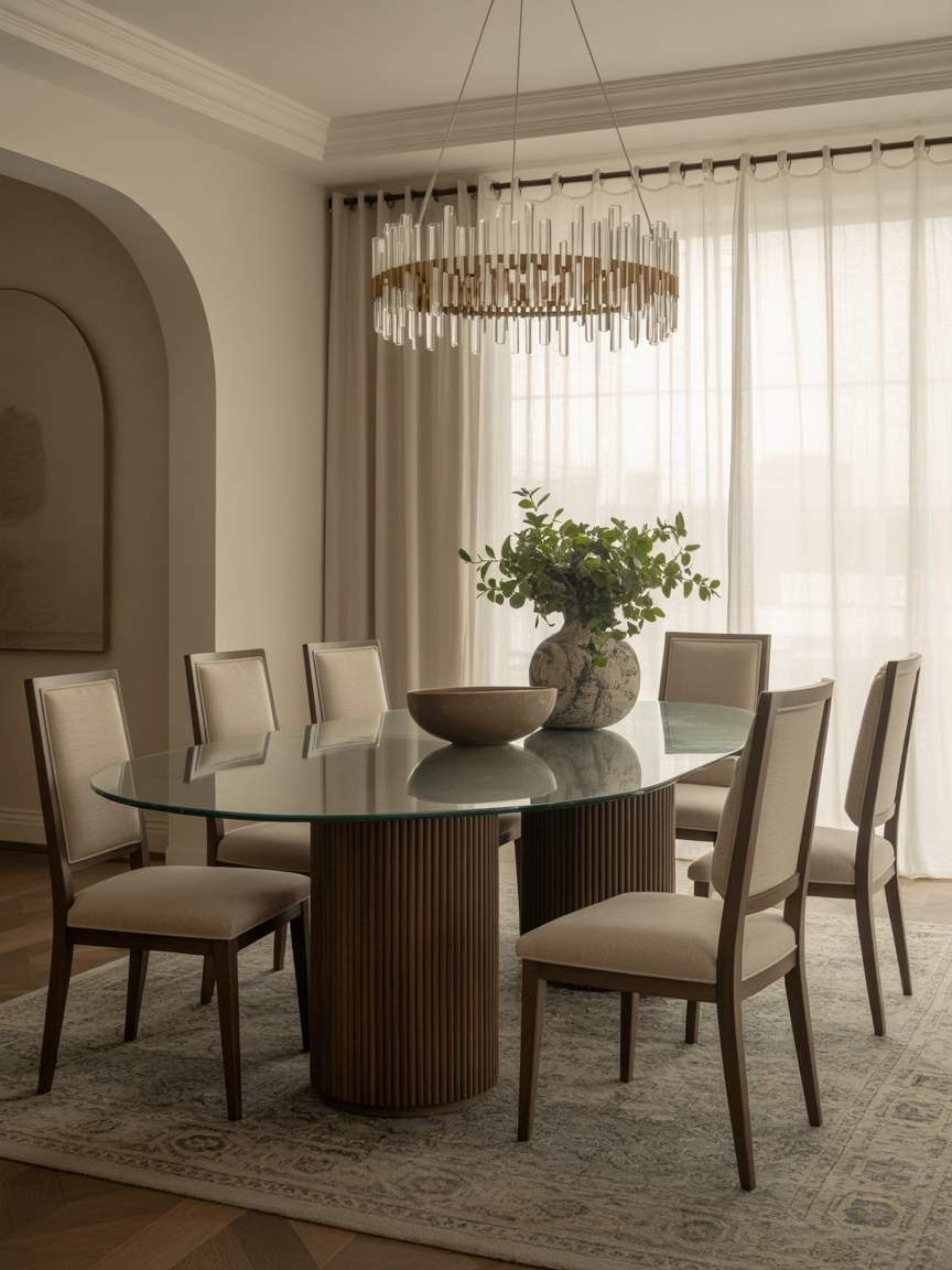 Oval Dining Room Table 10