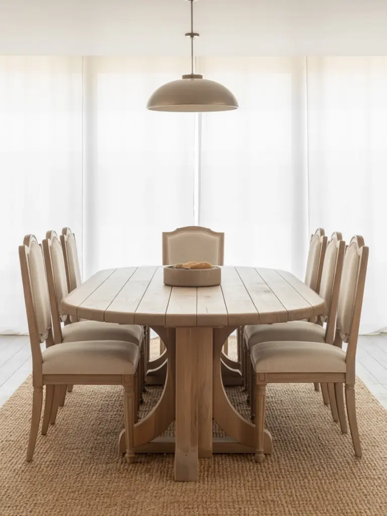 Oval Dining Table 1
