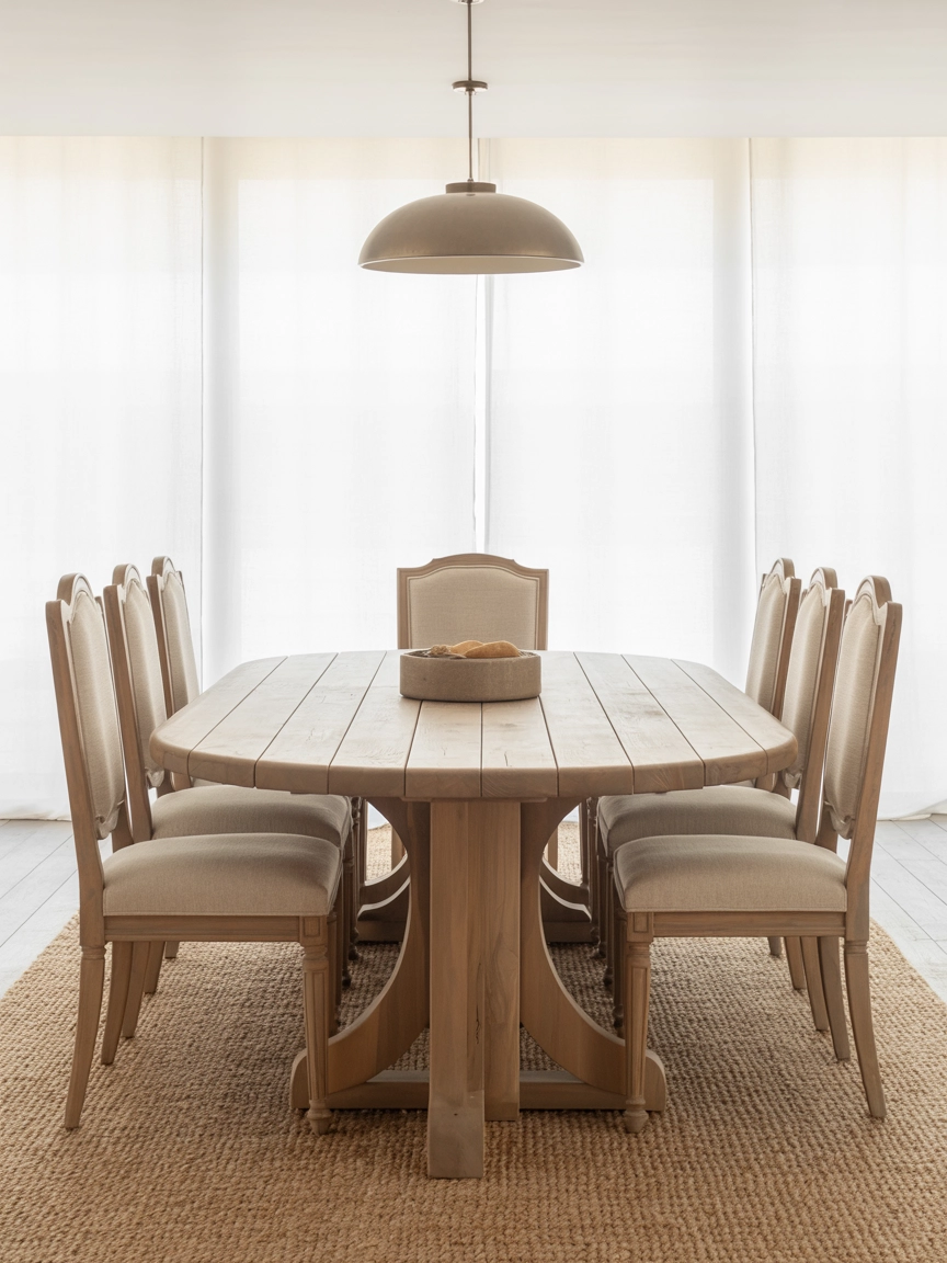 Oval Dining Table 1