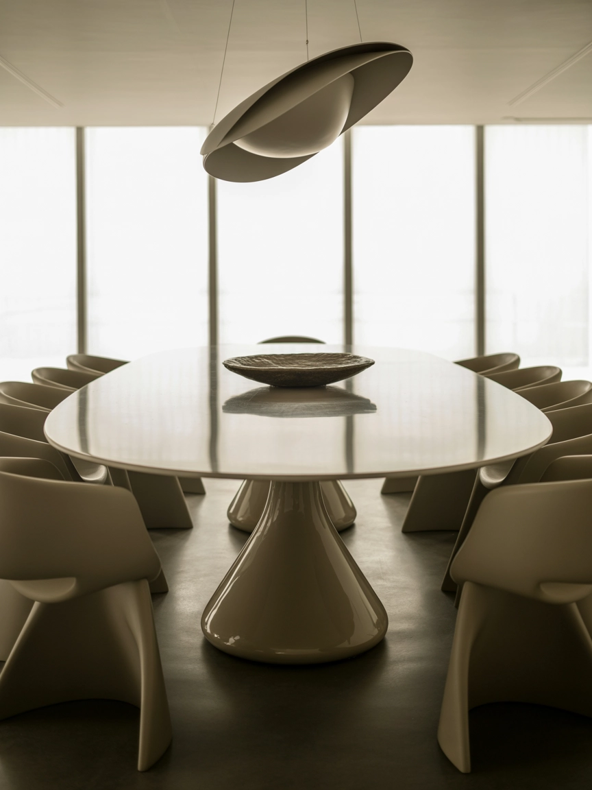 Oval Dining Table 5