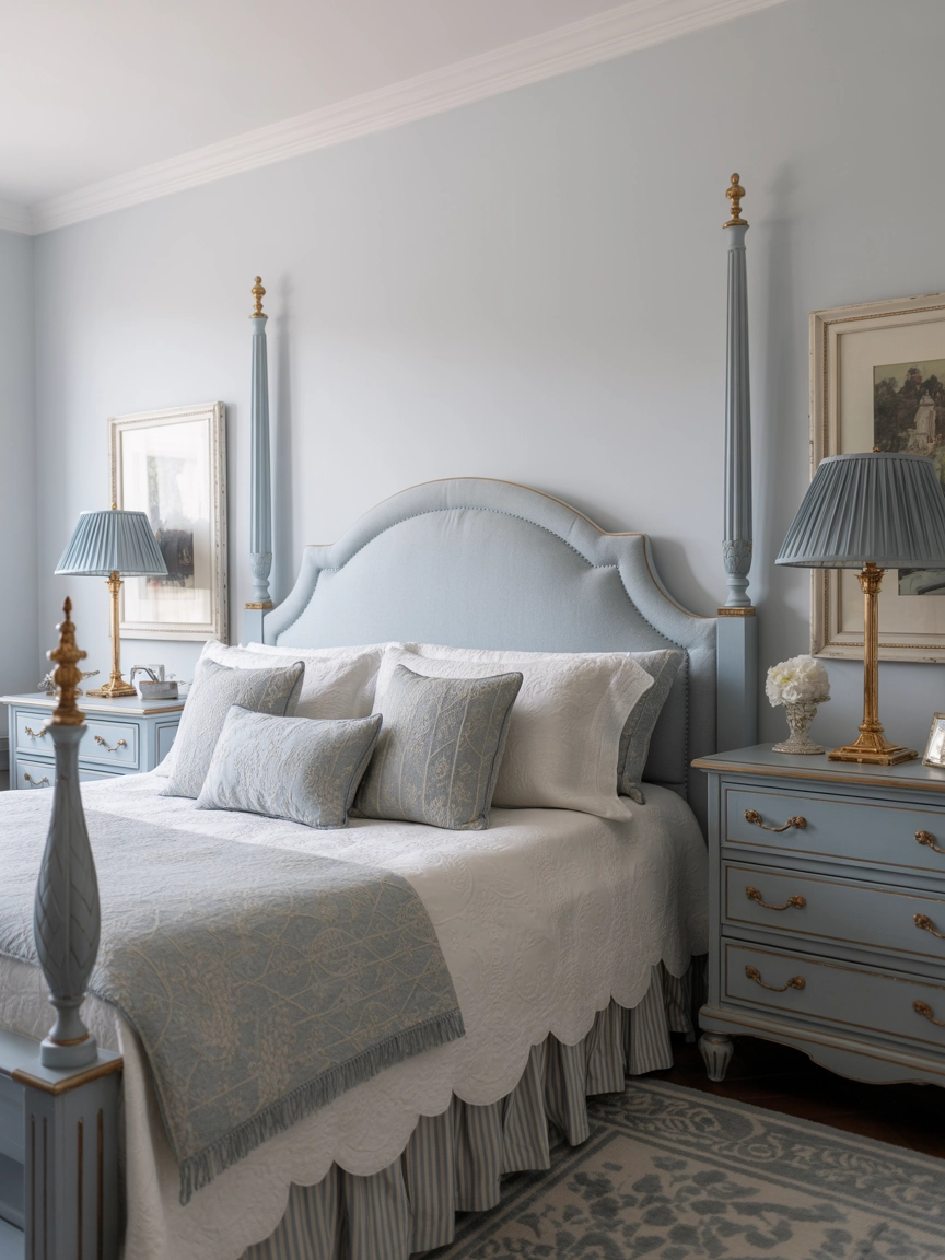 Pale Blue Bedroom 4