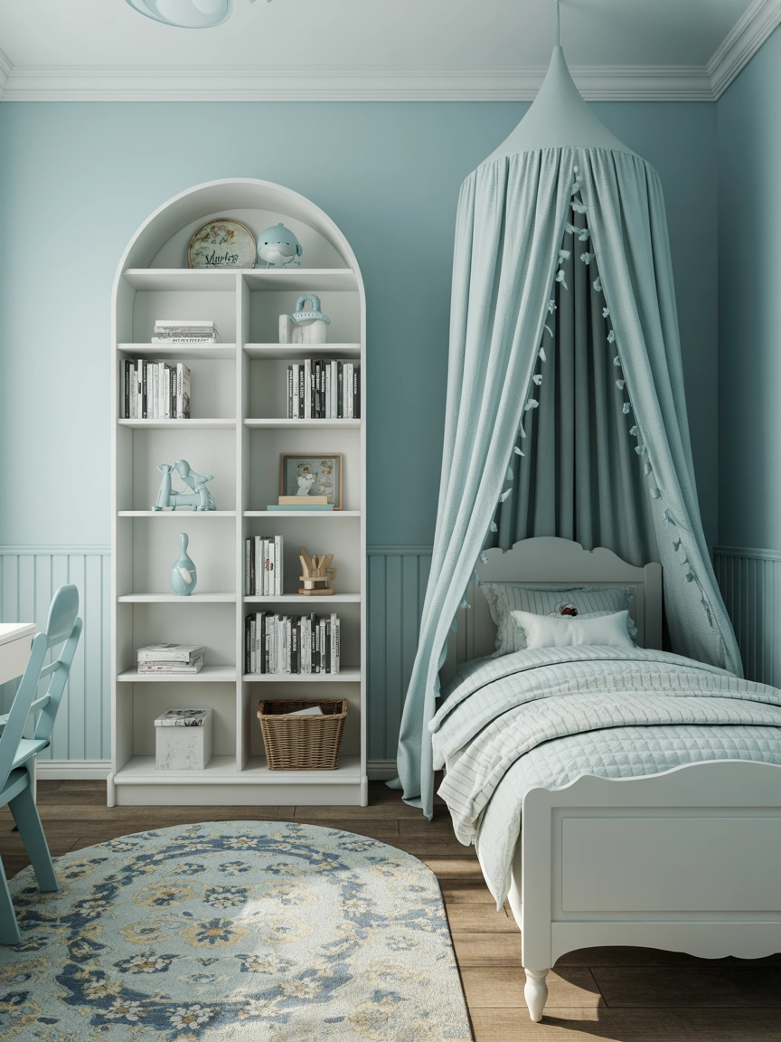 Pale Blue Bedroom 8