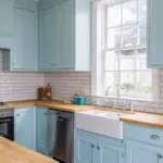 Powder Blue Kitchen 1