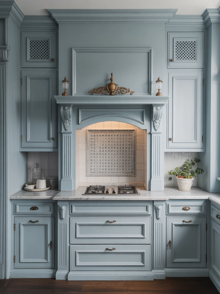 Powder Blue Kitchen 10