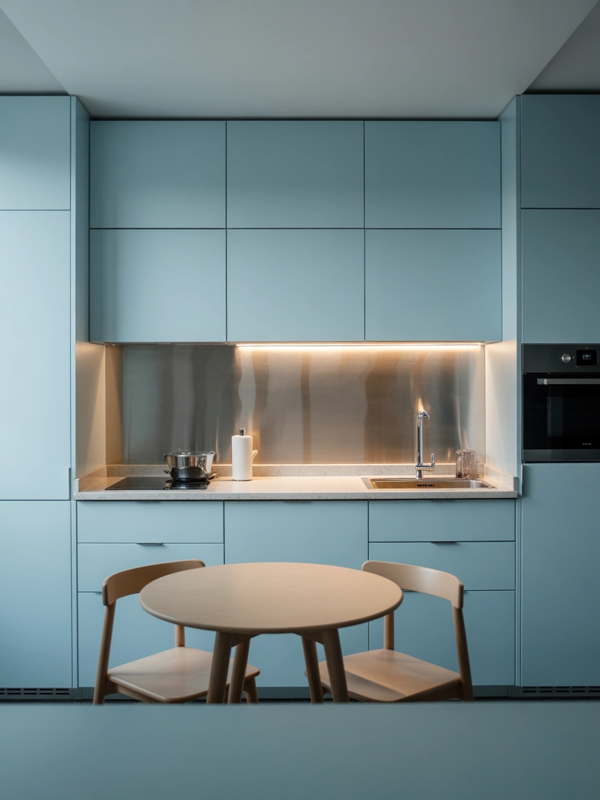 Powder Blue Kitchen 2