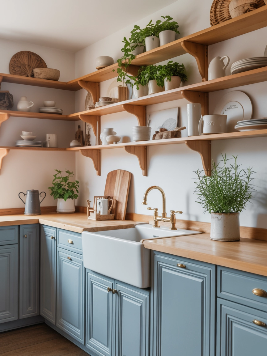 Powder Blue Kitchen 3