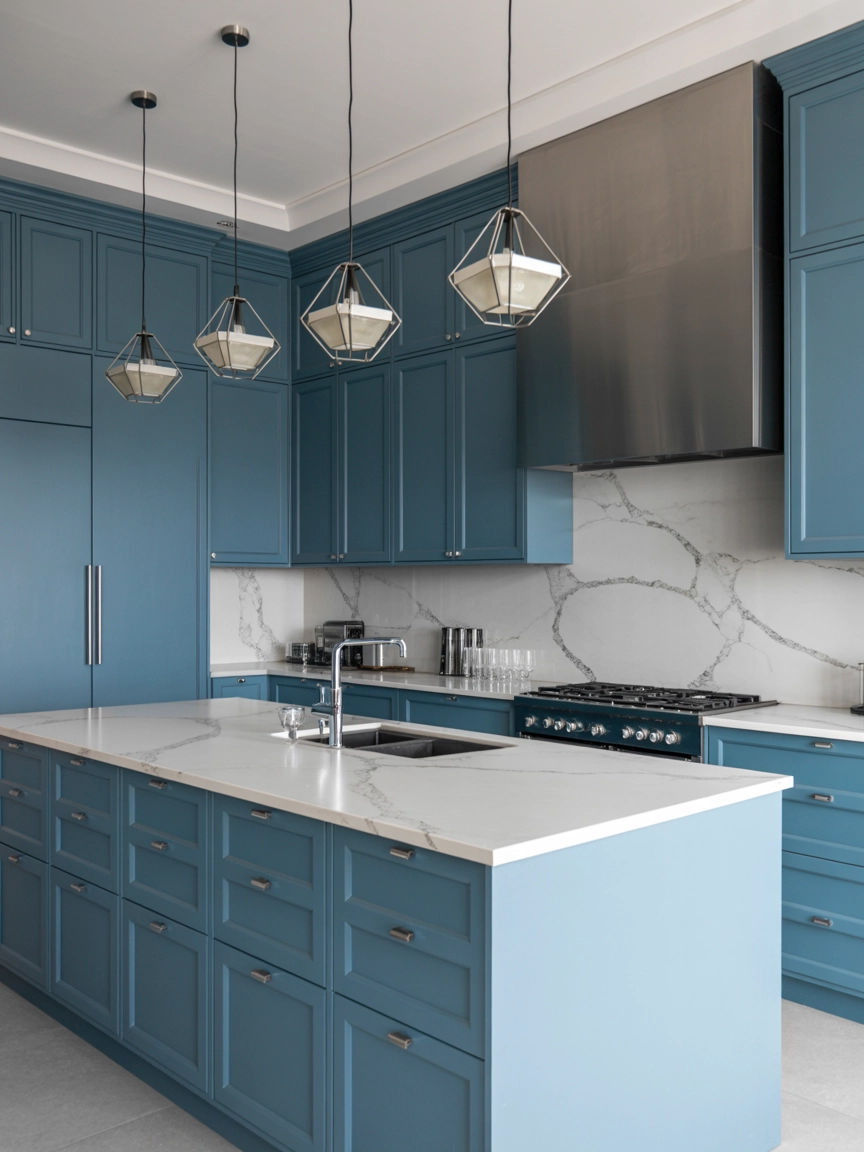 Powder Blue Kitchen 6