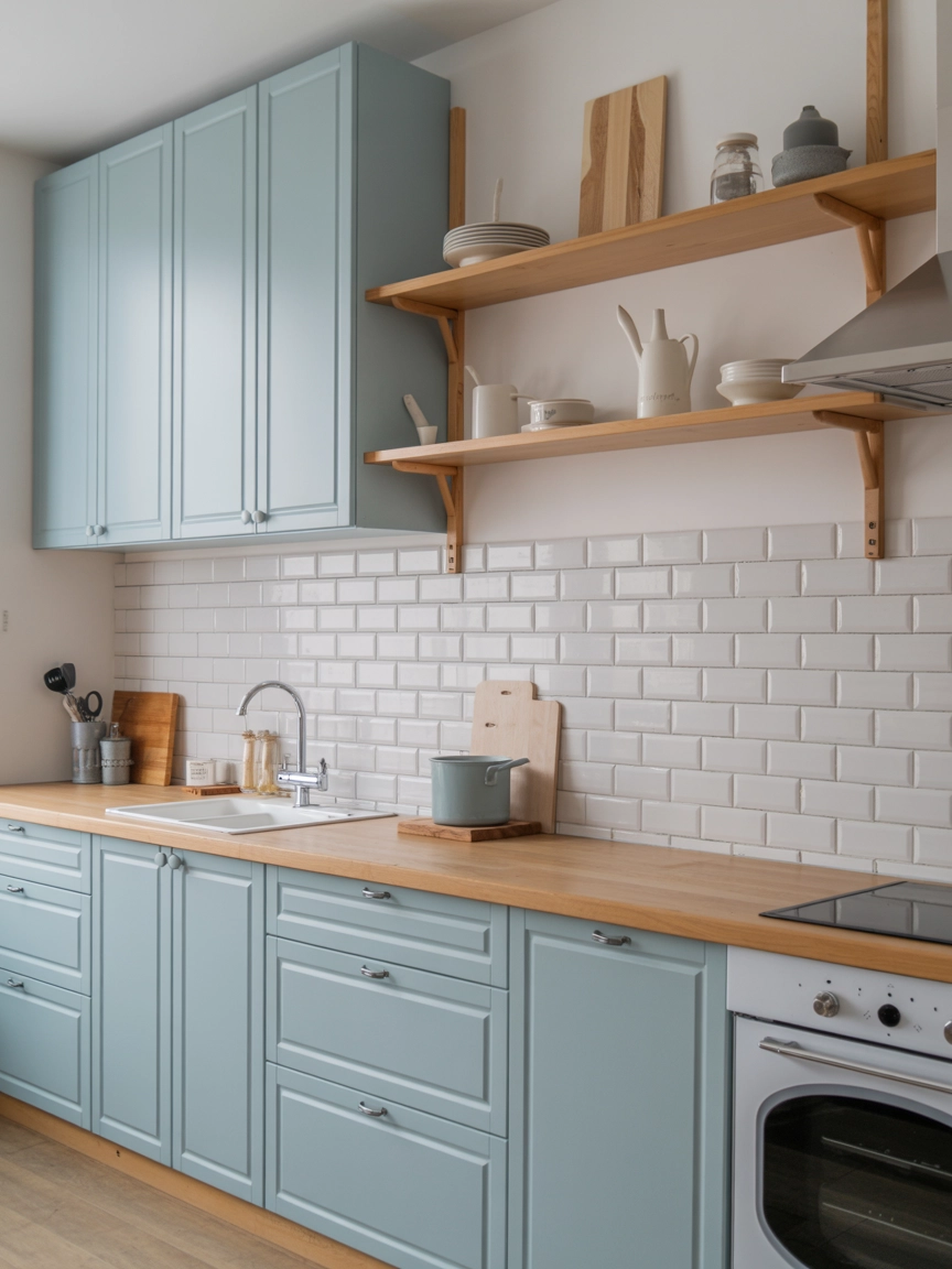 Powder Blue Kitchen 7