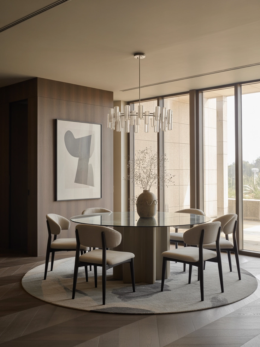 Round Table Dining Room 10