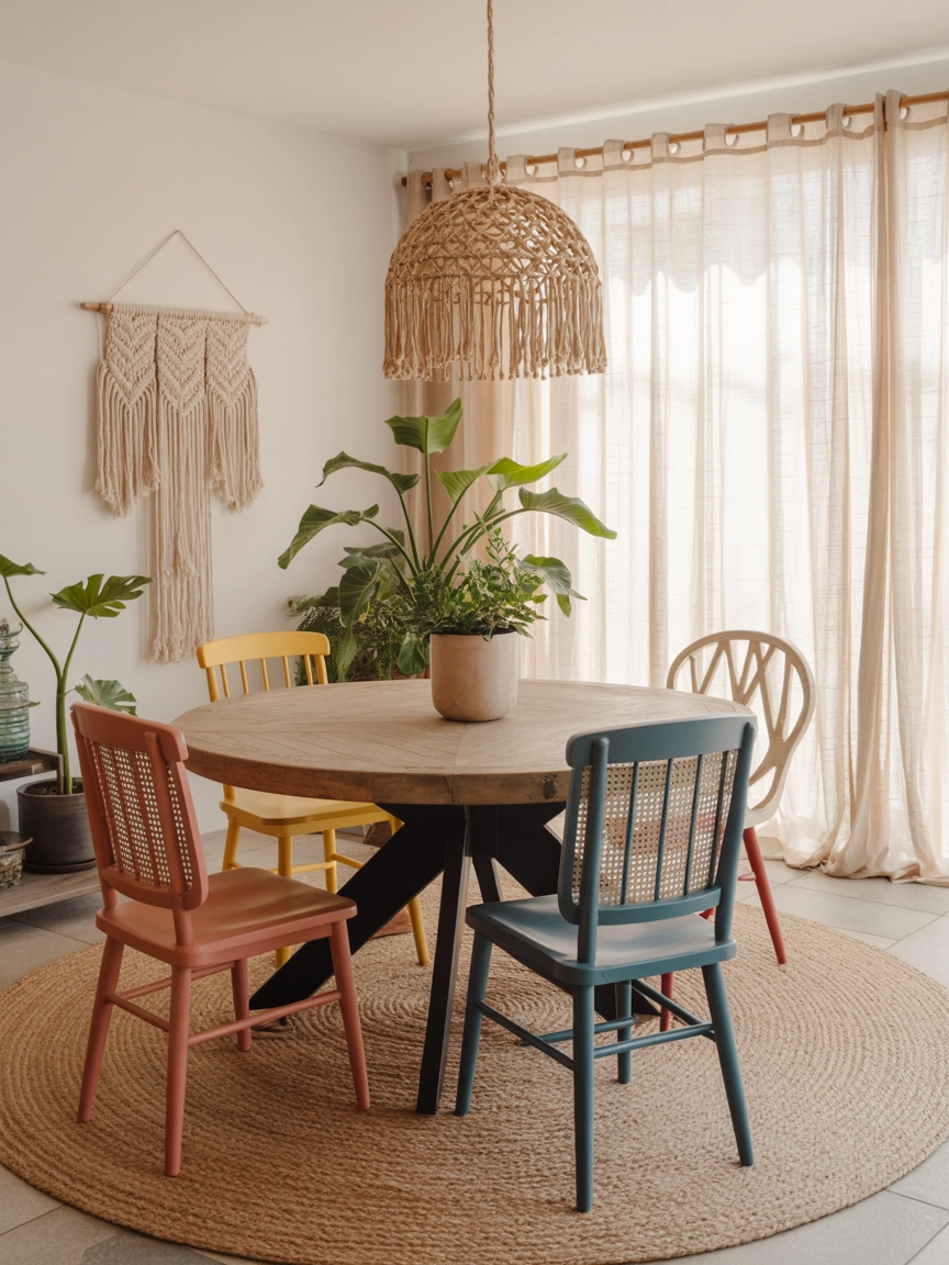 Round Table Dining Room 5