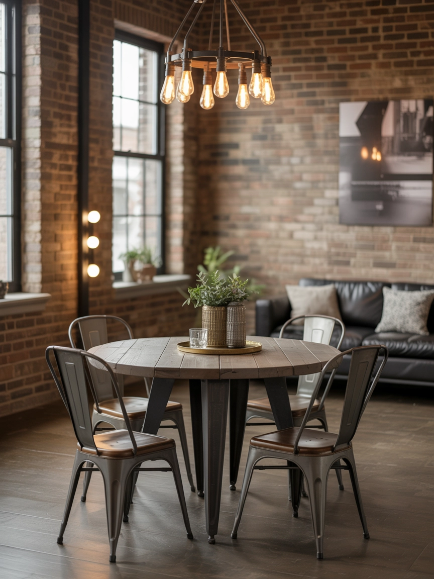 Round Table Dining Room 8