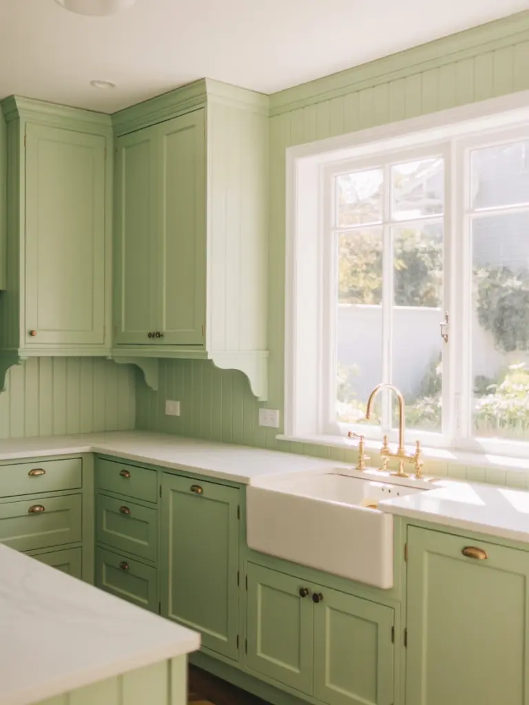 Sage Green Kitchen 1