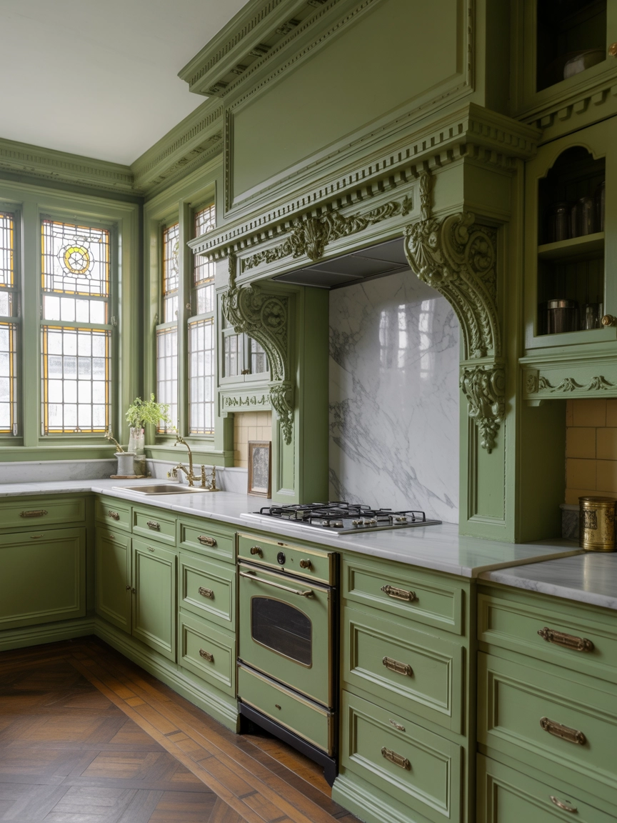Sage Green Kitchen 5